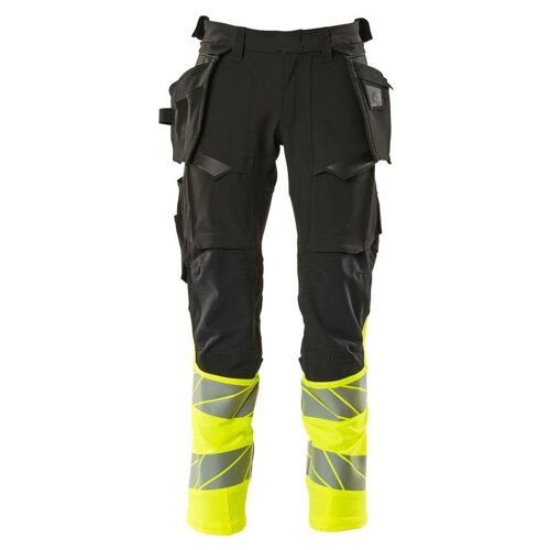 MASCOT 19131-711-0917-76C50 Pantalons Noir et Jaune - 76C50