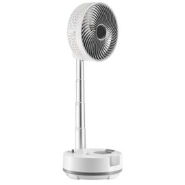 Ventilateur Portable Rechargeable Pliable Oscillant 20 cm-Duoku-3 en 1-Alimenté par Batterie-avec Télécommande-Silencieux