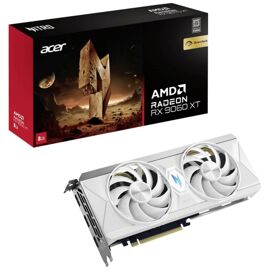 Acer Radeon RX 9060 XT OC White Edition, Radeon RX 9060 XT, 8.0 GB GDDR6, PCI-Express
