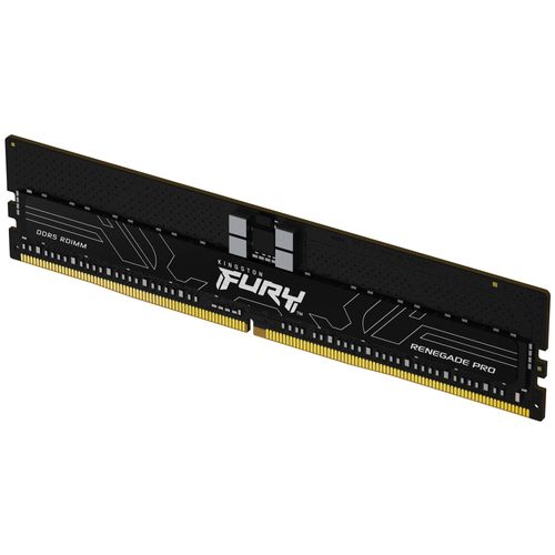 Kingston FURY Renegade Pro - DDR5 - module - 32 Go - DIMM 288 broches - 6000 MT/s / PC5-48000 - CL32 - 1.35 V - mémoire enregistré - on-die ECC - noir
