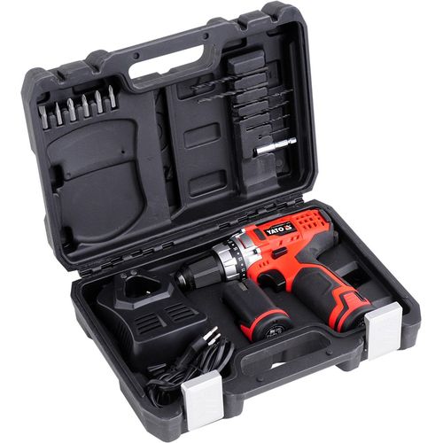 Perceuse Yato YT-82851; 10 8 V; 2x1 5 Ah accu.