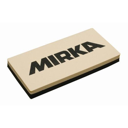 Les défauts réparent le bloc de ponçage pour la fixation d'un disque de ponçage autoadhésif Mirka; 125x60x12 mm
