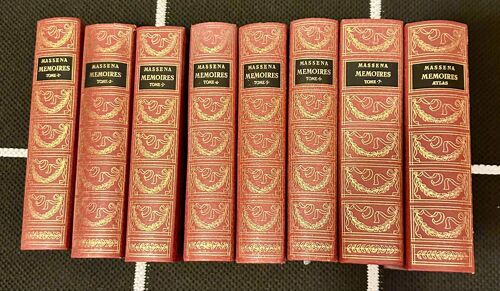 Mémoires D’André Masséna En 8 Volumes Édition De Luxe – Jean De Bonnot, 1966