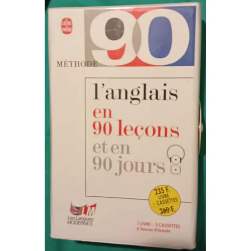 L'Anglais En 90 Leçons Et En 90 Jours 1 Livre Et 5 Cassettes