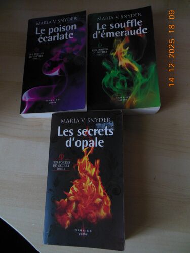 Les Portes Du Secret Maria V Snyder Tome 1 - 2 Et 3