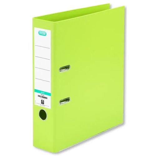 Classeur À Levier A4 - Elba - Dos 80 Mm - 2 Anneaux - Vert