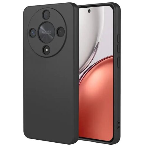 Coque pour Honor Magic 8 Lite 5G / X70 / X9d - housse etui silicone gel fine + verre trempe - NOIR