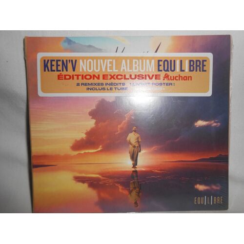 Keen'V _ Equilibre _ Édition Exclusive Auchan _ 2 Remixes Inédits ; 1 Livret Poster ! ; Inclus Le Tube "Tu Mentais" _ (Cd Album 17 Titres ; 2023 ; 5054197622311)