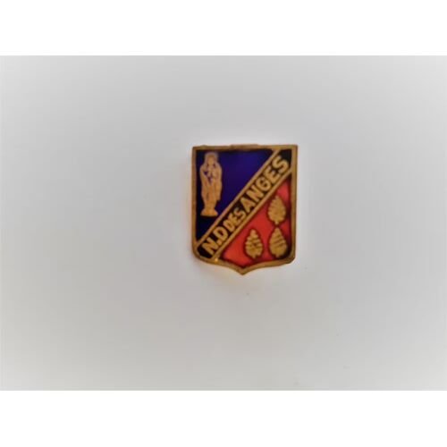 No Pins Notre Dame Des Anges Anjou Blason Armoiries / Fermeture Épingle Doré