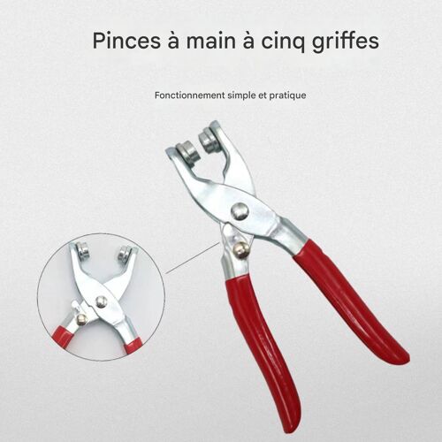 Pince Bouton Pression Pour Boutons Pression Sans Couture Kit Bouton Pression Pince Bouton Pression Pour Pour Vêtements Ménagers Pour Bricolage Vêtements Cuir Tissu Ceinture