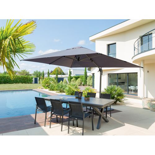 Parasol Déporté Rectangulaire Equador - 4 X 3 M - Hespéride