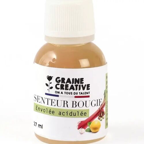 Parfum Pour Bougie Rhubarbe Citron 27 Ml - Senteur Fruitée Et Fraîche Pour Création De Bougies Graine Créatives France