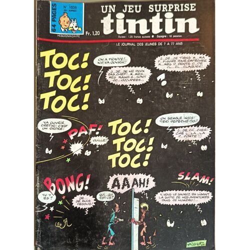 Tintin Hebdomadaire N°1038