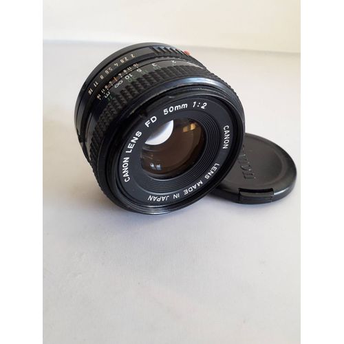 CANON OBJECTIF FD 50/2 pour séries AE-1 A1 AV-1 etc