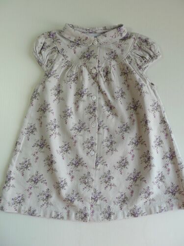 Robe Dpam Gris Clair À Fleurs 12 Mois