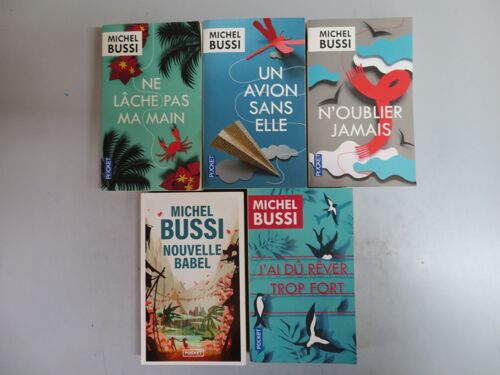 Lot De 5 Livres - Romans / Michel Bussi / Editions Pocket