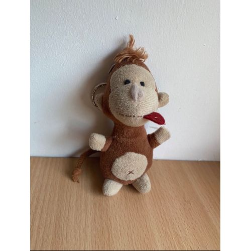 Porte-clés peluche singe