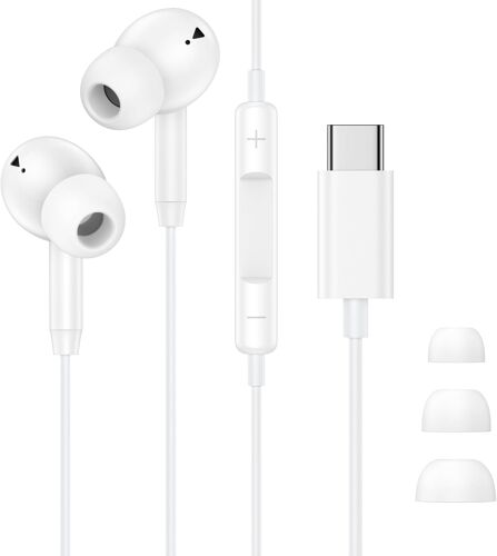 KALANKA-Écouteurs USB C avec câble pour Google Pixel 10, 9, 8, 7, 6, intra-auriculaire, avec microphone et contrôle du volume, écouteurs USB de type C, pour Samsung Galaxy S25, S24, S23, Ultra, A56,