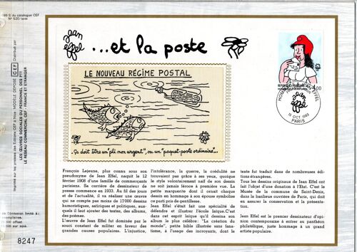 Feuillet Cef 1er Jour Sur Soie N°699s/520/Soie