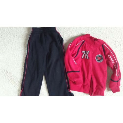Jogging Garcon Pantalon + Gilet Assorti Taille 6 Ans Idee Cadeau