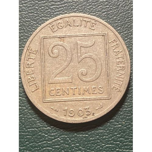 1 Pièces 25 Centimes De Francs