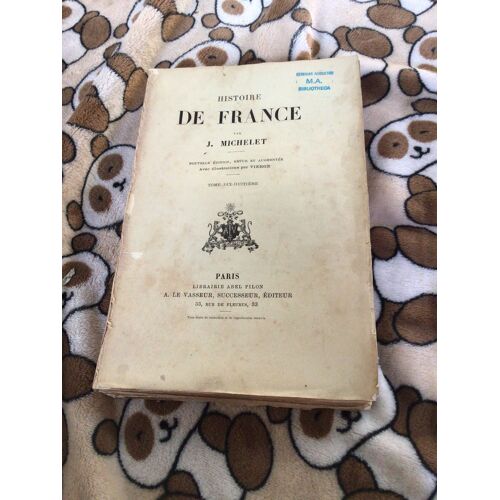 Histoire De France. Tome 18. Dix-Huitième.(Avant-Dernier). Jules Michelet