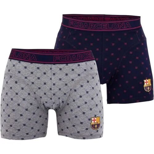 6 - Boxers - Fc Barcelone - Lot De 2 - Coton - Enfant - Garçon