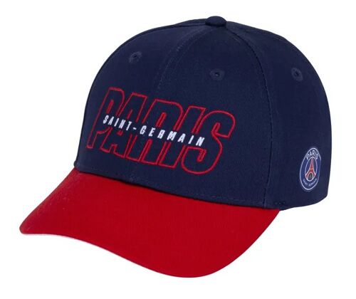 Taille Unique - Casquette Enfant - Paris Saint Germain - Taille Réglable - Coton - Bleu - Sportswear