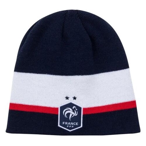 52 Cm - Bonnet Enfant - Fff - Collection Officielle - Acrylique - Taille Enfant - Hiver