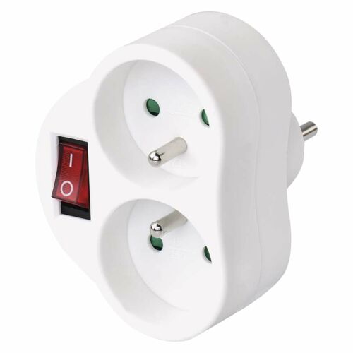 Emos P0062 adaptateur prise d'alimentation Blanc