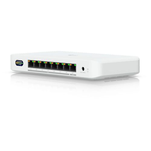 Ubiquiti UDB-Switch 2.5G Ethernet (100/1000/2500) Connexion Ethernet, supportant l'alimentation via ce port (PoE) Blanc