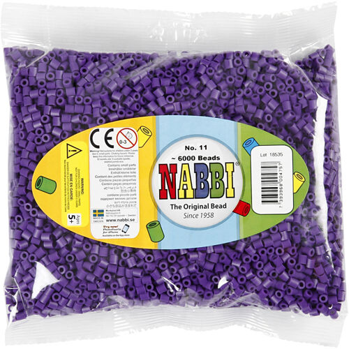 Creativ Company 751111 Perle Droite Violet 6000 Pièces