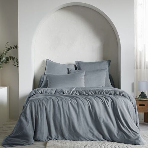 Housse De Rêve Housse De Couette 240x260 Cm Lyocell Stone