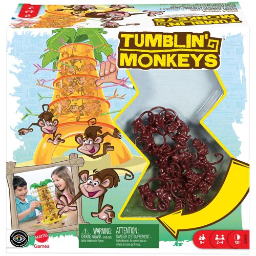 Games Mattel - SOS Ouistiti - Jeu de Société Familles - 5 ans et +