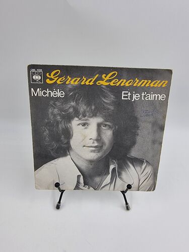 Vinyle 45 Tours Gérard Lenorman : Michèle / Et Je T’Aime Avec Fourreau