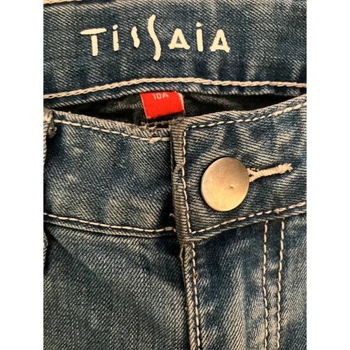 Jean Bleu Coupe Droite Tissaia Taille 10 Ans