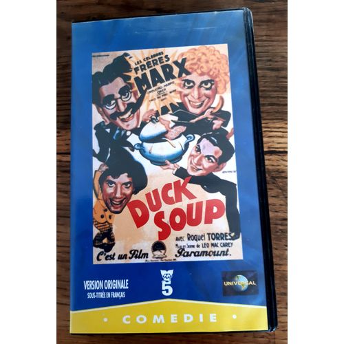 Deux cassettes VHS Marx Brothers