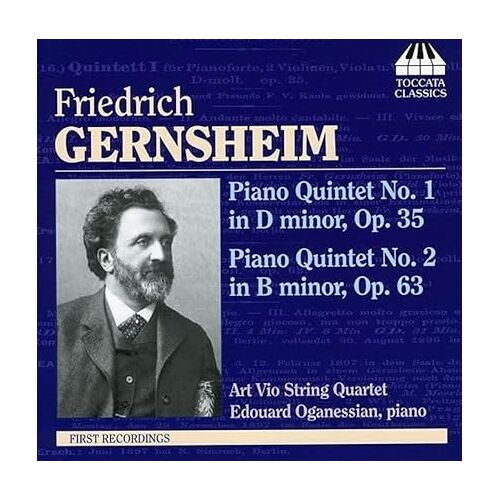 Gernsheim : Piano Quintets = Quintettes Avec Piano 1 Et 2 Par Art Vio String Quartet Et Edouard Oganessian