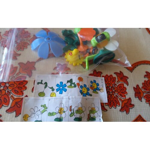 Kinder Surprise K01 N° 31 Et 32 Avec Bpz Fleurs