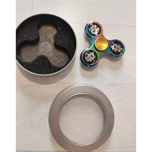 Hand fidget spinner en métal avec sa boîte