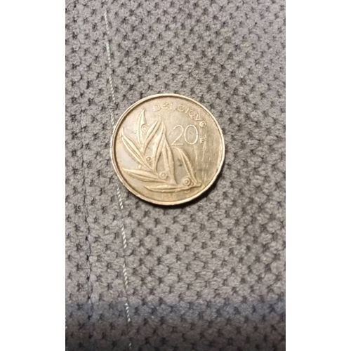 Pièce Belgique 20 Francs 1980 Baudouin