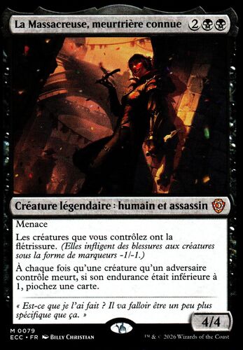 La Massacreuse Meurtrière Connue - Magic - Commander - Lorwyn Éclipsé Vf - M - 79