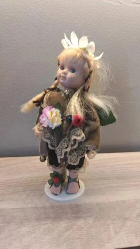 Fée De La Forêt (Farfadet/Elfe) En Porcelaine