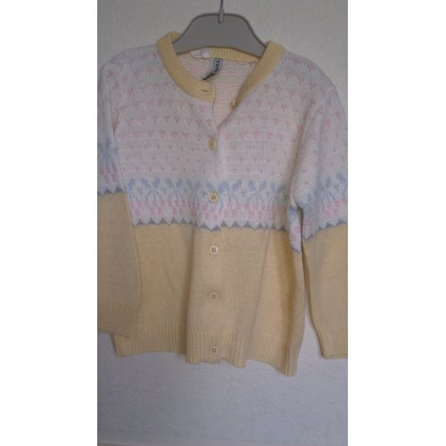 Très Joli Gilet Fille "Cacharel" Taille 4 Ans Idée Cadeau