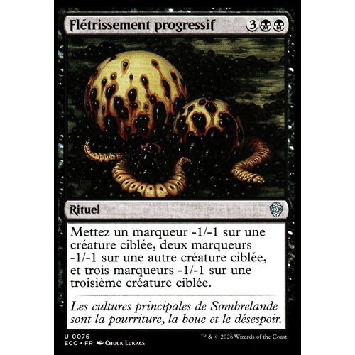 Flétrissement Progressif - Magic - Commander - Lorwyn Éclipsé Vf - U - 76