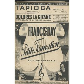 V Marceau Tapioca Pso Doble Et J Sareil A Kaps A Alguero Dolorès La Gitane Paso Doble Pour Contrebasse Guitare Pianosaxo Alto Trompette Clarinette Saxo Ténor