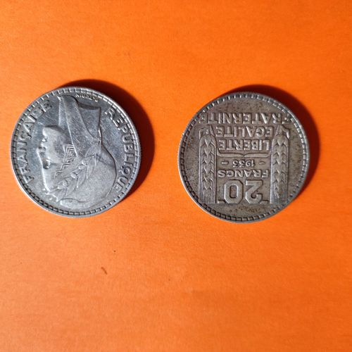 Pièce De 20 Francs Turin De 1933 -