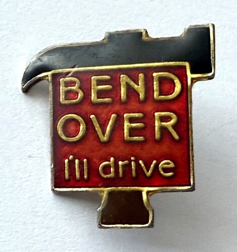 Pins Musique Groupe The Cramps , Bend Over L'Il Drive / Signé 1988 Agb Atlanta