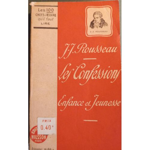 Les Confessions (Enfance Et Jeunesse)