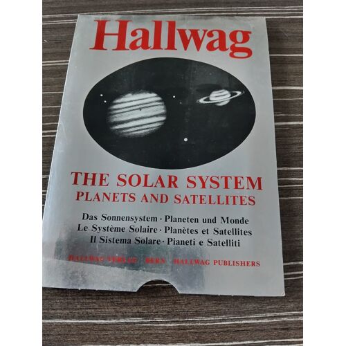 Carte Hallwag The Solar System Planets And Satellites